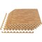 Stalwart Foam Floor Mat 6PK - 24 SQFT, Light Wood, 6PK 75-6404 - alternate 1